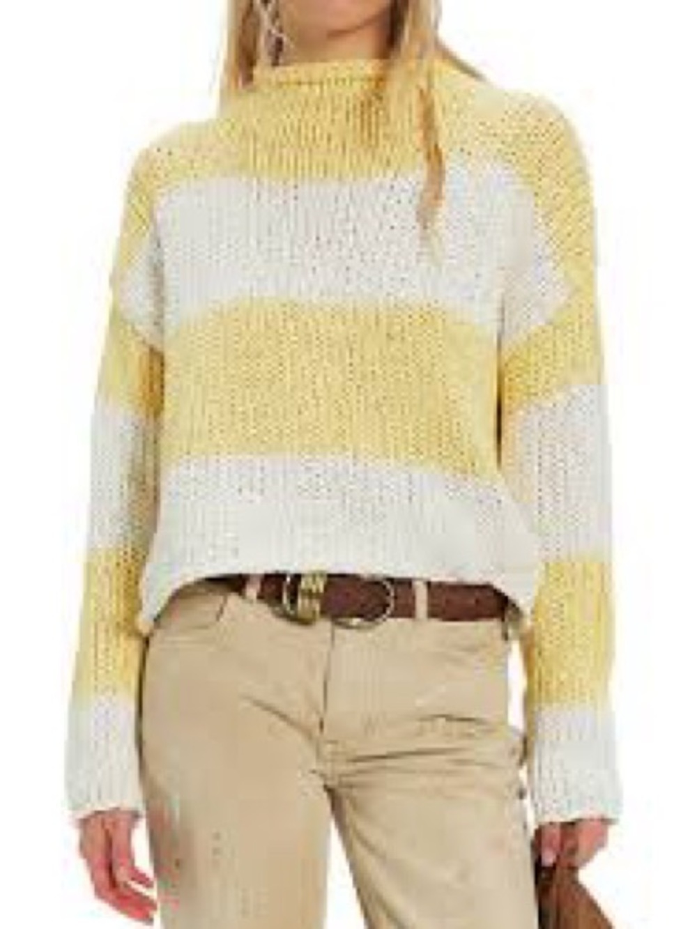 Free People Opal Roll Neck Sweater